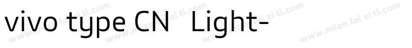 vivo type CN简 Light字体转换
